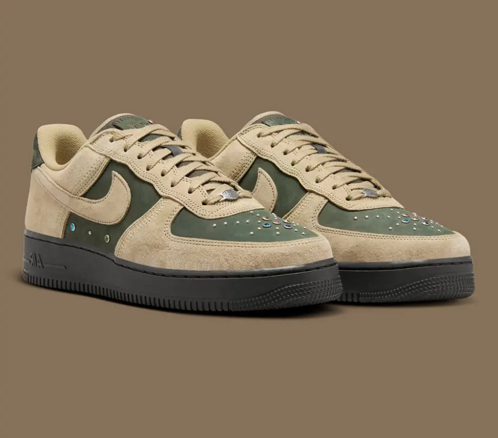 Giày Nike Air Force 1 Low 'Dark Army Neutral Olive Gems' HF0674-300 - Ảnh 5