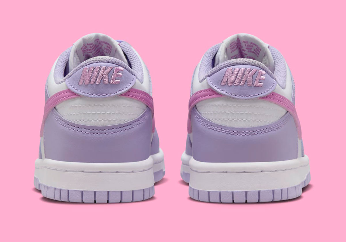 Giày Nike Dunk Low GS ‘Lilac Bloom Pink’ HQ1185-161 - Ảnh 3