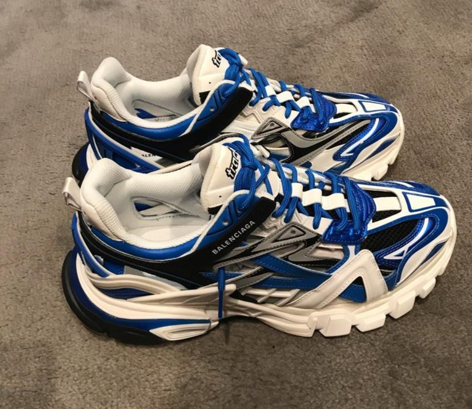 Giày Balenciaga Track.2 ‘White Blue’ 568614-W3AE2-4191 - Ảnh 5