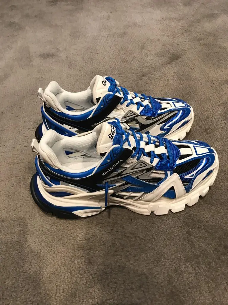 Alternative view of Giày Balenciaga Track.2 ‘White Blue’ 568614-W3AE2-4191