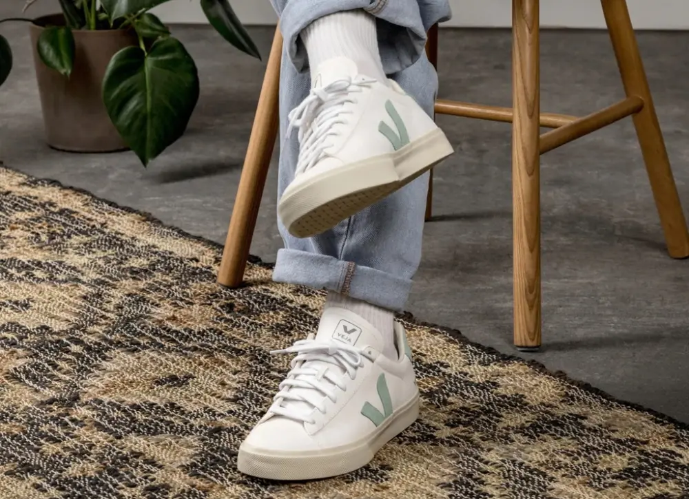 Alternative view of Giày Veja Campo Low-top Sneakers ‘White Matcha’ CP0502485