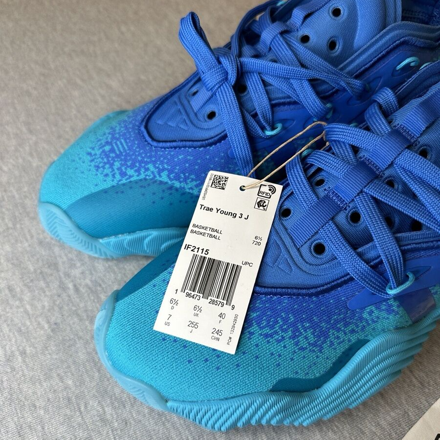 Giày Adidas Trae Young 3 J ‘Lucid Cyan’ IF2115 - Ảnh 4