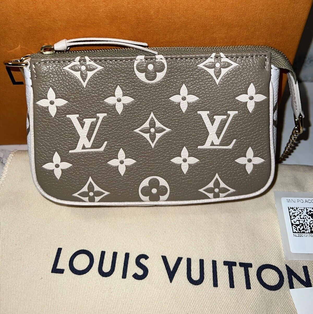 Túi Louis Vuitton Mini Pochette Accessoires Pouch ‘Khaki’ M81284 - Ảnh 2