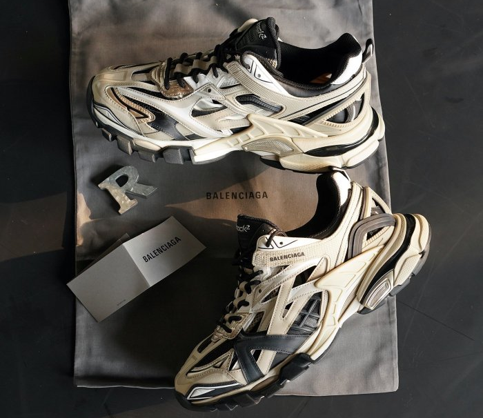 Giày Balenciaga Track.2 Sneaker ‘Beige Black’ 568614-W2GN3-8071 - Ảnh 5