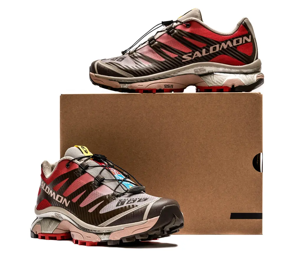 Alternative view of Giày Salomon XT-4 OG ‘Wren Aurora Red’ L47299500
