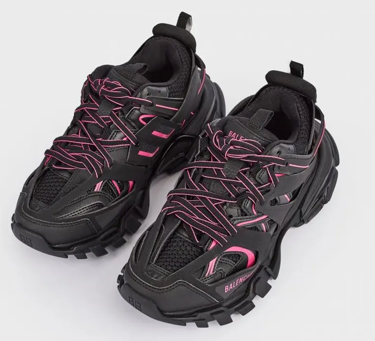 Giày Balenciaga Wmns Track ‘Black Neon Pink’ 542436-W3AC2-1055 - Ảnh 3