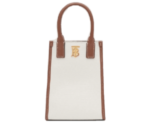Túi Burberry Canvas Leather Tote ‘Ecru’ 80524601