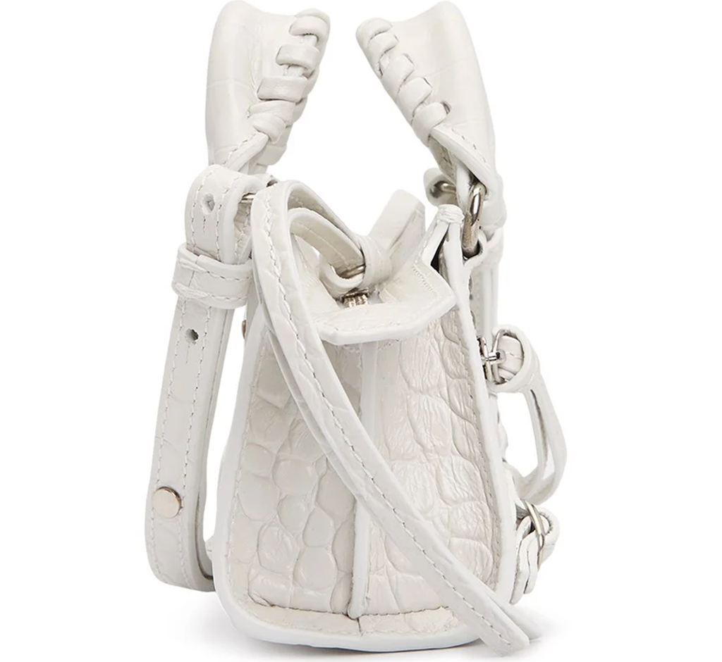 Túi Balenciaga Neo Classic Crocodile Tote ‘White’ 669537-23EFY-9016 - Ảnh 3