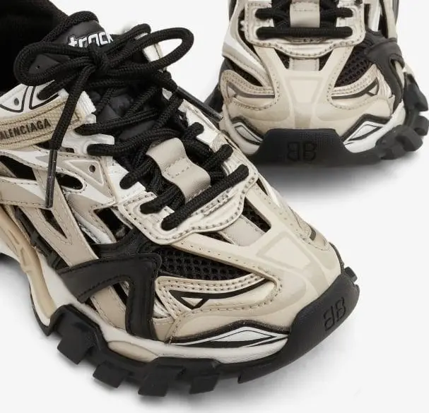 Giày Balenciaga Track.2 Sneaker ‘Beige Black’ 568614-W2GN3-8071 - Ảnh 4