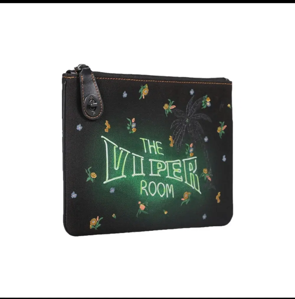 Alternative view of Túi Coach Viper Room Turnlock Pouch 51231-V5BLK
