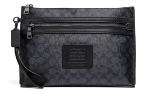 Túi Coach Signature Canvas Academy Pouch ‘Midnight’ 69473-MID