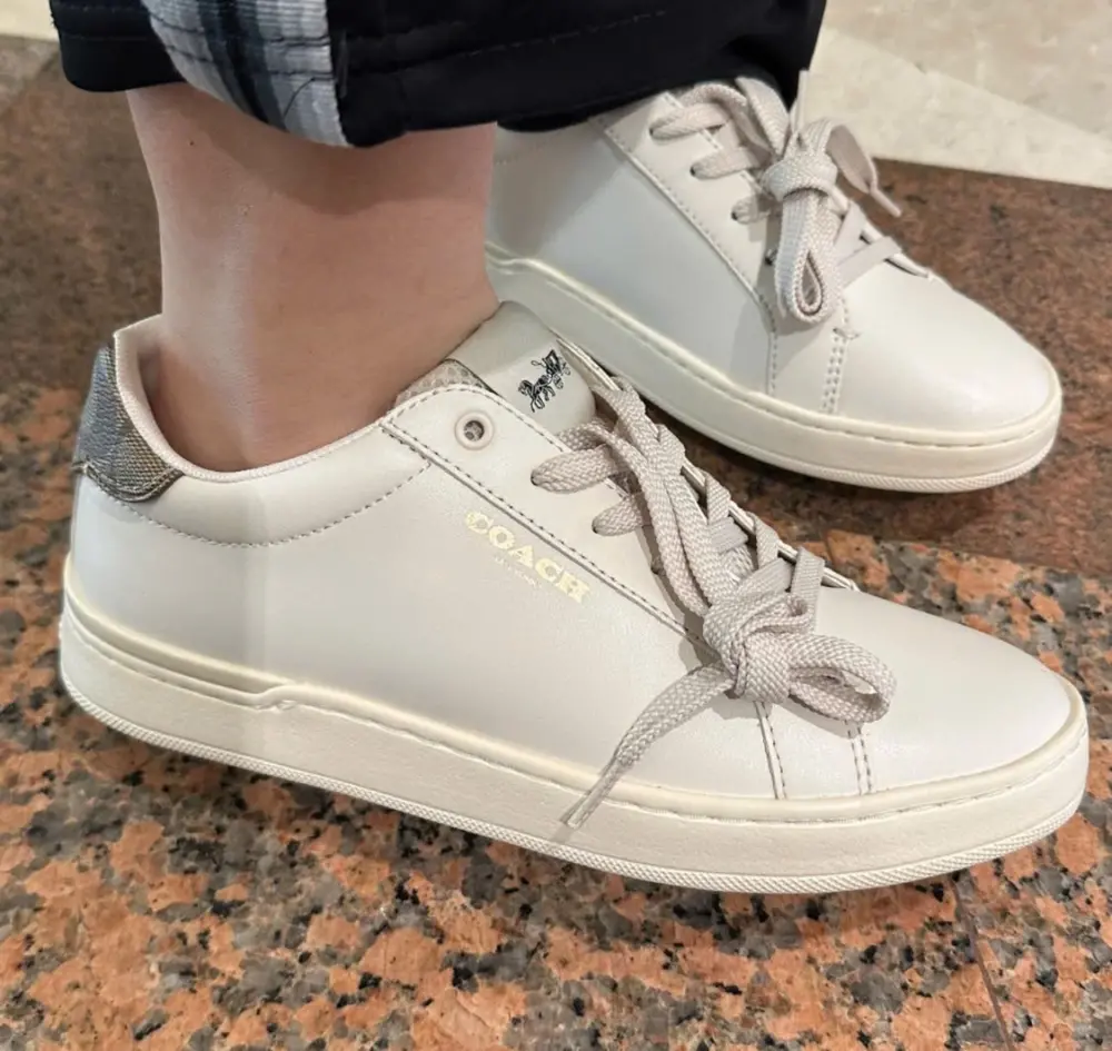 Giày Coach Clip Low Top Sneaker ‘Chalk’ G4966-QDF - Ảnh 3