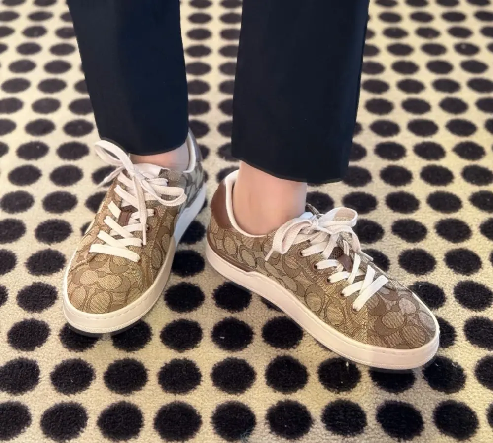 Alternative view of Giày Coach Clip Low Top Sneaker ‘Saddle’ G4967-KH