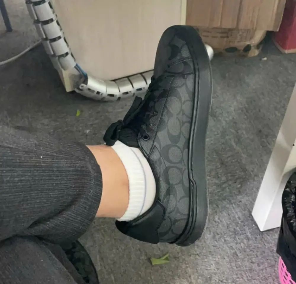 Alternative view of Giày Coach Clip Low Top Sneaker ‘Charcoal’ G4949-CQBK