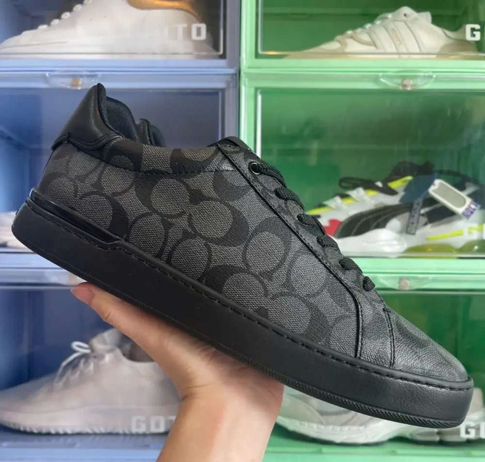 Giày Coach Clip Low Top Sneaker ‘Charcoal’ G4949-CQBK - Ảnh 4