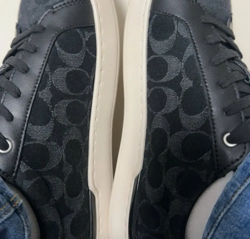 Giày Coach Clip Low Top ‘Black Denim’ CP766-DRJ - Ảnh 3