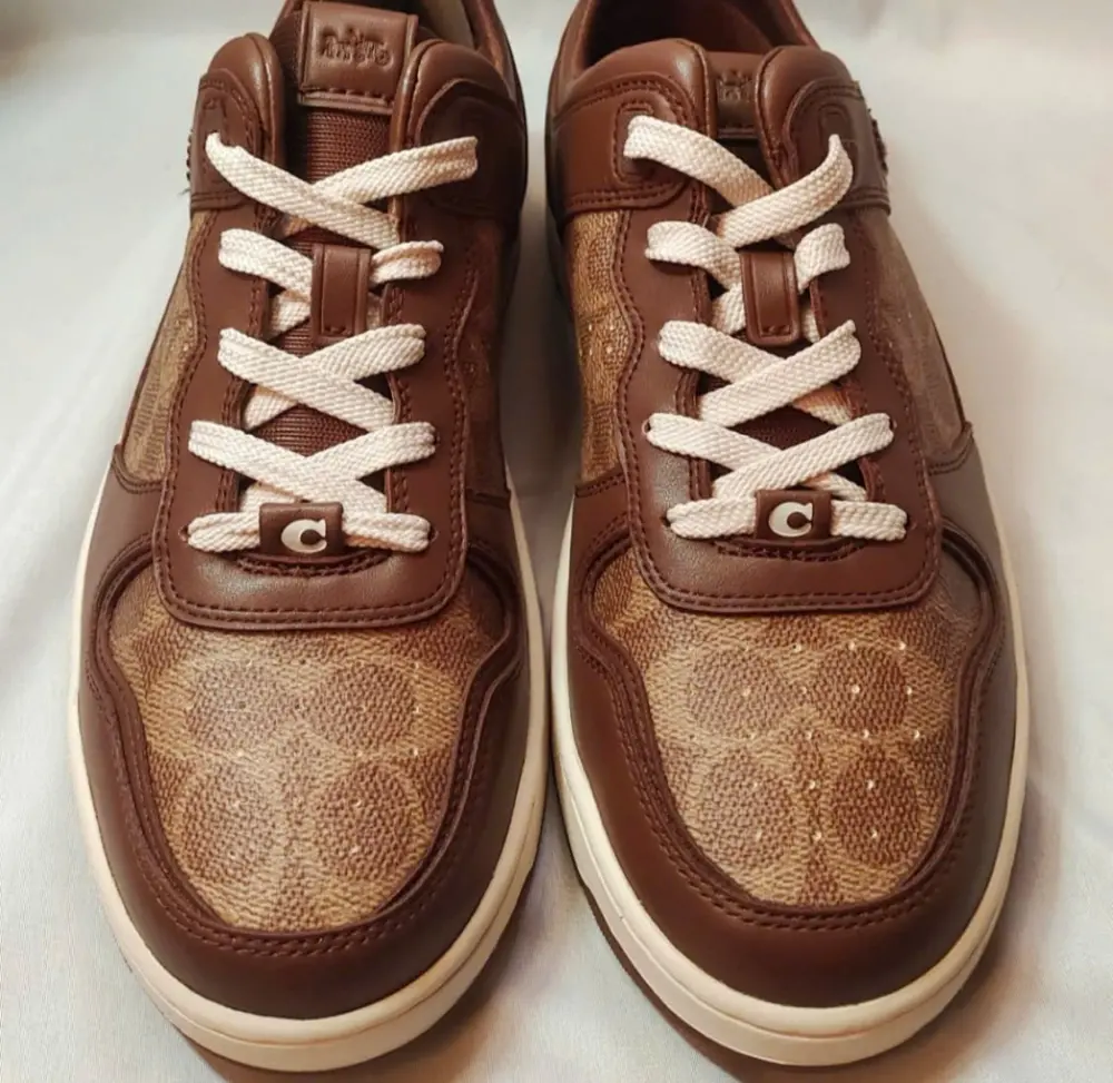 Giày Coach Sneaker In Signature Canvas ‘ Saddle’ CI313-SAD - Ảnh 3