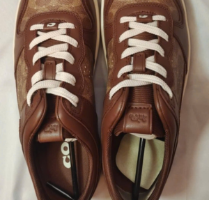 Alternative view of Giày Coach Sneaker In Signature Canvas ‘ Saddle’ CI313-SAD