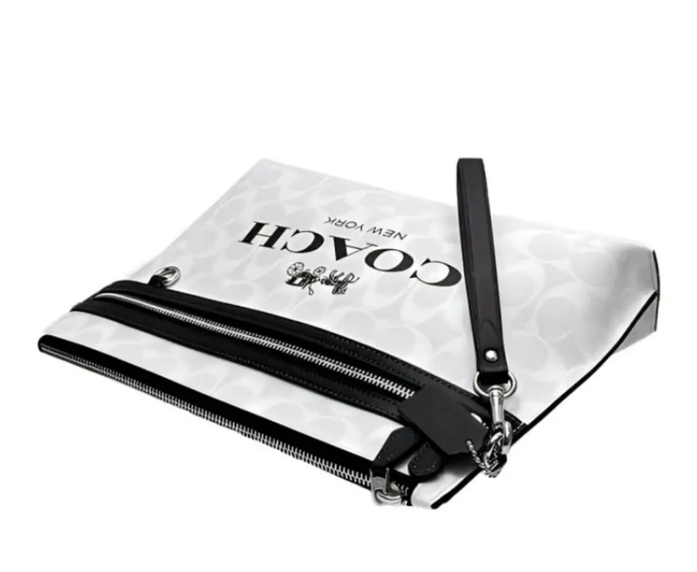 Alternative view of Túi Coach Carry All In Signature Canvas ‘Silver Chalk’ CP198-SVWGZ