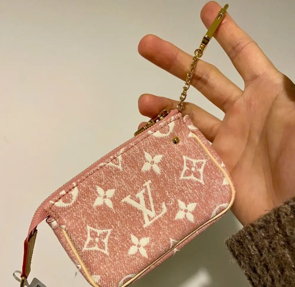Túi Louis Vuitton Micro Accessoires ‘Denim Jacquard Pink’ M81176 - Ảnh 3