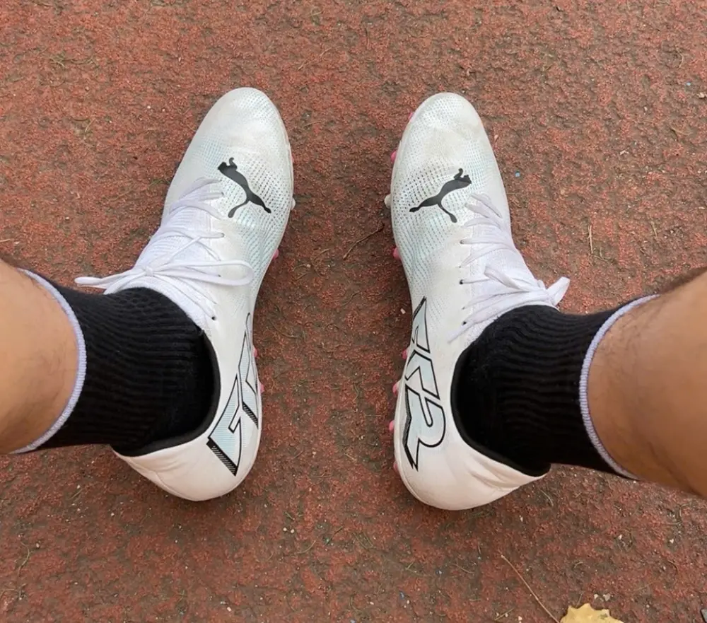 Giày Puma Future 7 Play MG ‘White Black’ 107725-01 - Ảnh 3