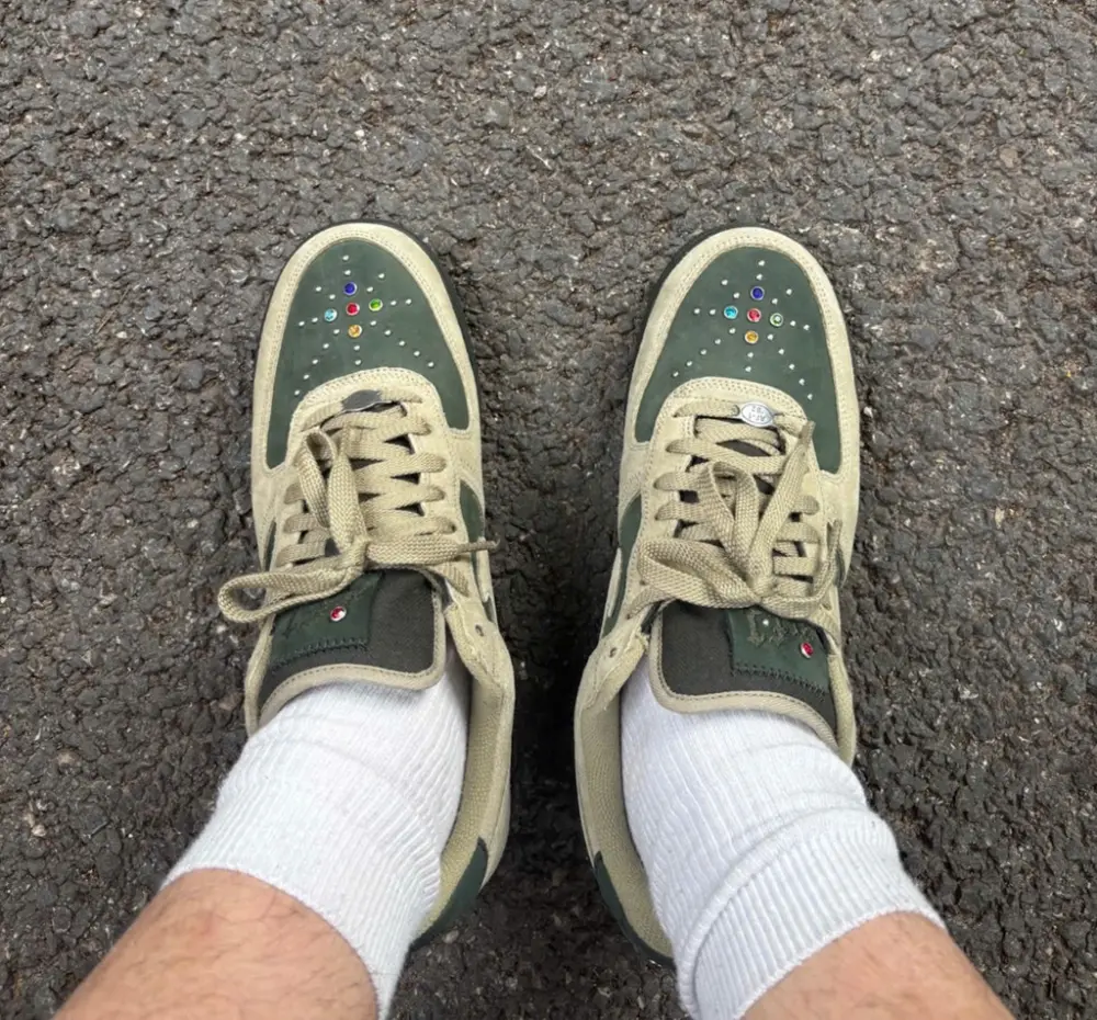 Giày Nike Air Force 1 Low 'Dark Army Neutral Olive Gems' HF0674-300 - Ảnh 3