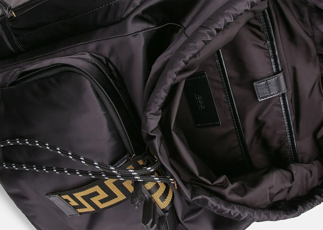 Balo Verssace Greca Black 1003066-DNYGR3-2B15V - Ảnh 4