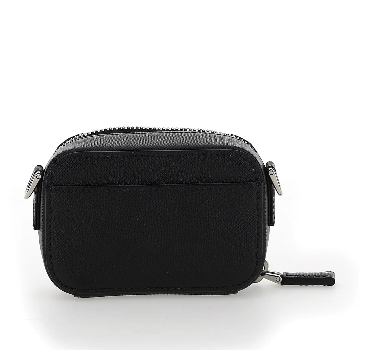Túi Prada Logo Plaque Mini Pouch ‘Black’ 2TT1052AHF-F0002 - Ảnh 3