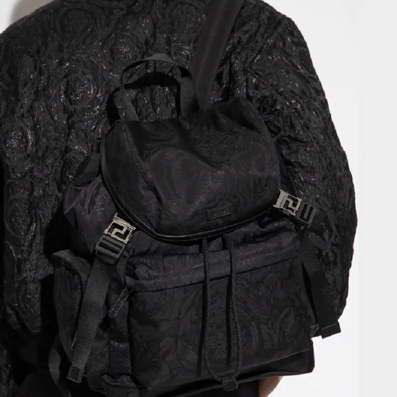 Alternative view of Balo Versace Allover Neo Nylon ‘Black’ 1009693-1A08705-1B00E