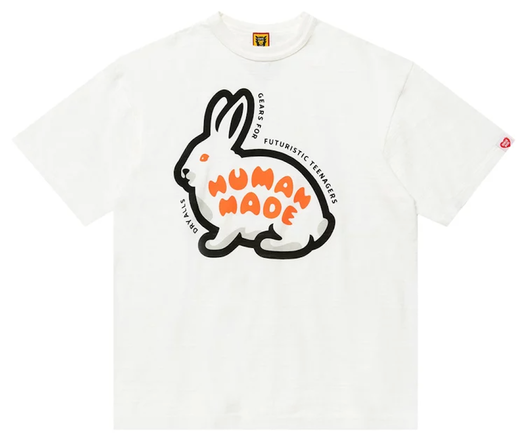 Áo Human Made Rabbit Graphic T-Shirt 13 ‘White’