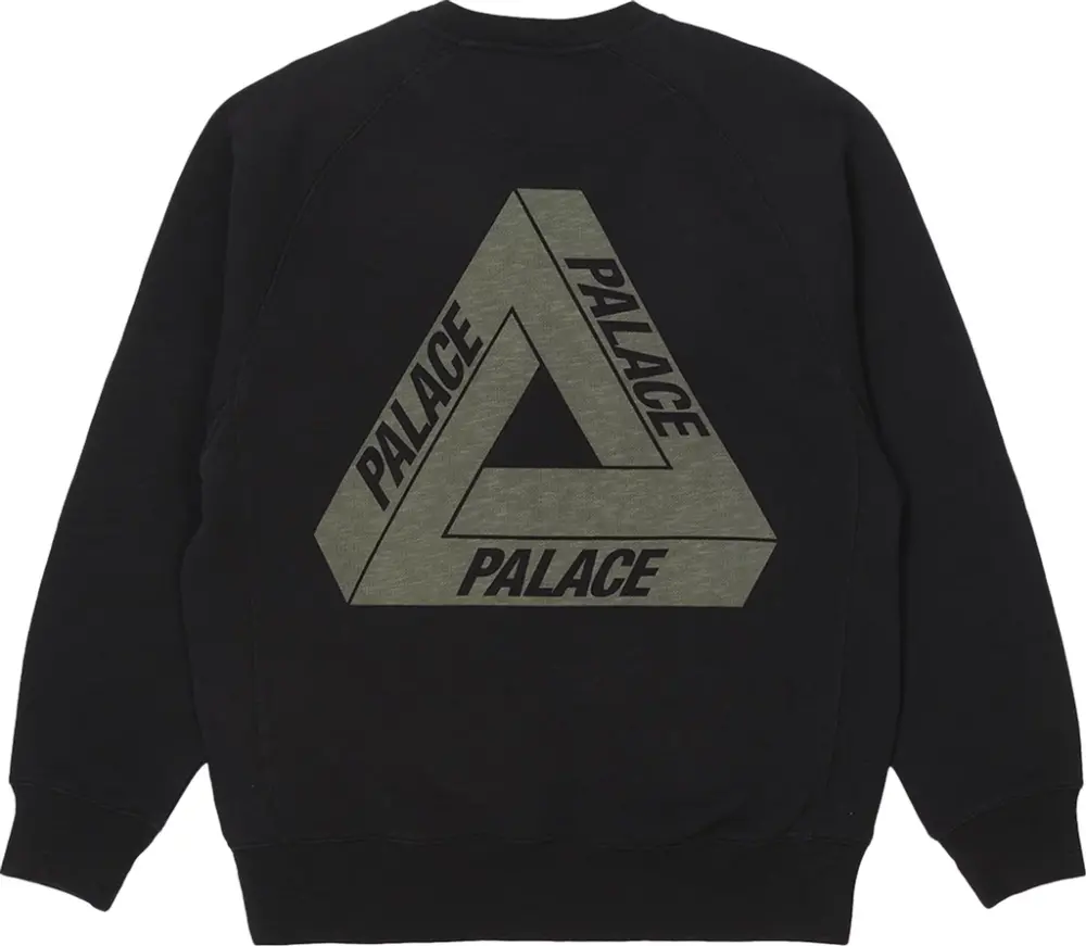 Alternative view of Áo Palace Tri-Ferg Slub Crew ‘Black’