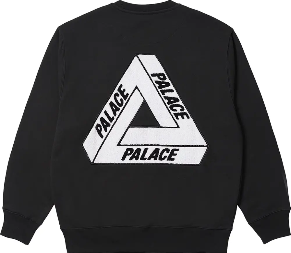Alternative view of Áo Palace Fleece Tri-Ferg Crew ‘Black’
