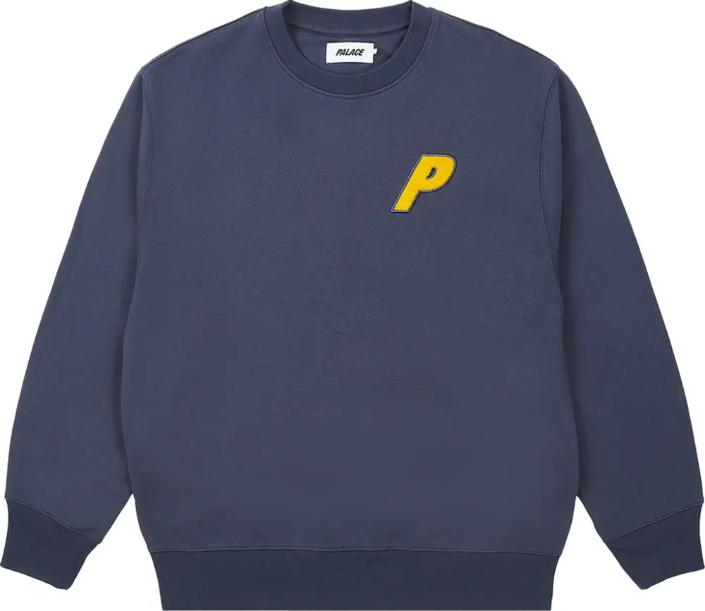 Áo Palace Fleece Tri-Ferg Crew ‘Navy’