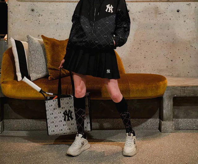 Giày MLB Chunky Runner Classic NY ‘Black’ 3ASHCRM3N-50BKS - Ảnh 4