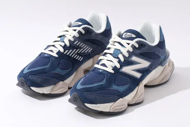Giày New Balance 9060 'Vintage Indigo Heron Blue' U9060EEF - Ảnh 4