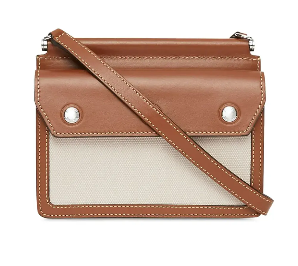 Alternative view of Túi Burberry Mini Horseferry Print Leather ‘Brown’ 8014611
