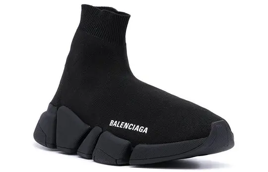 Alternative view of Giày Balenciaga Speed 2.0 Shiny 'Black' 636833W2AF31000