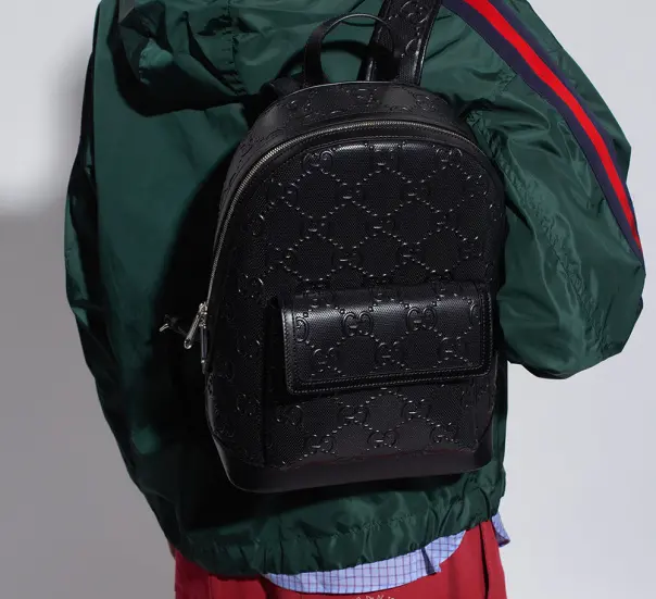 Alternative view of Balo Gucci GG Embossed Pattern ‘Black’ 658579-1W3BN-1000