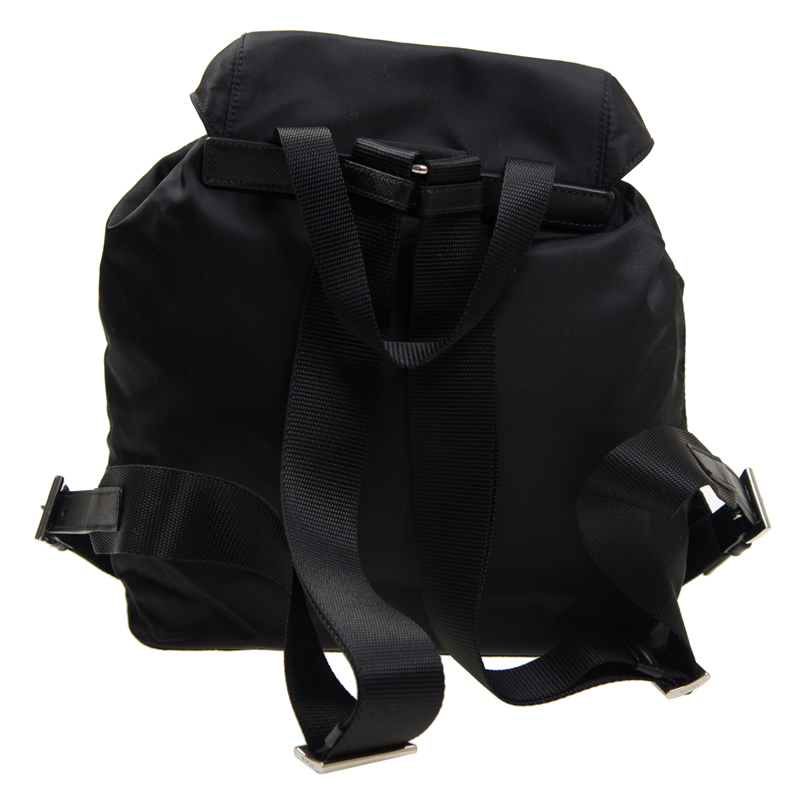 Balo Prada Vela Nylon Backpack ‘Black’ 1BZ677-V44-F0002-V-000 - Ảnh 2