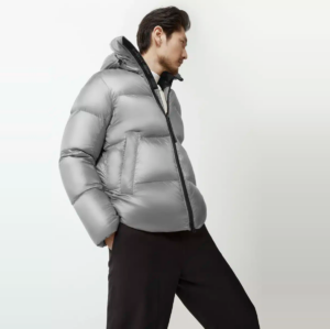 Alternative view of Áo Canada Goose Crofton Puffer ‘Silver’ 2252MB-444