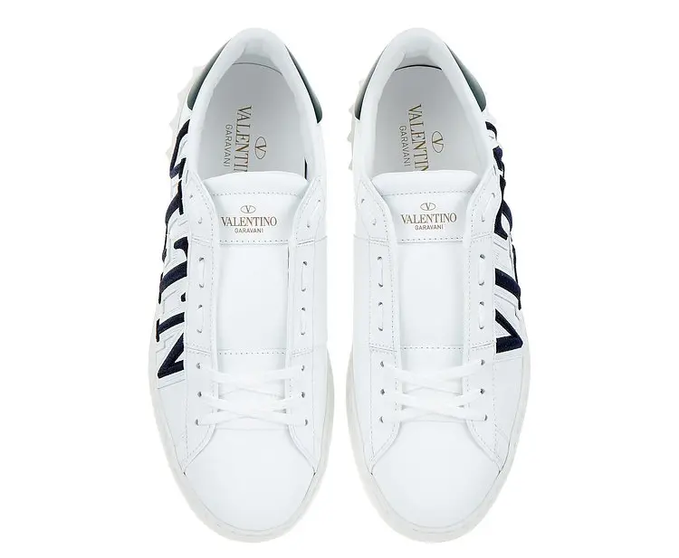 Giày Valentino Garavani Leather 'White' 1Y2S0830BAA7QD - Ảnh 4