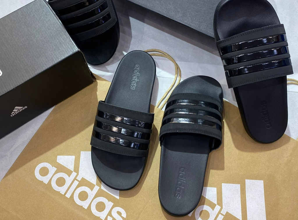 Dép Adidas Adilette Comfort Slides 'Black' GZ5896 - Ảnh 3