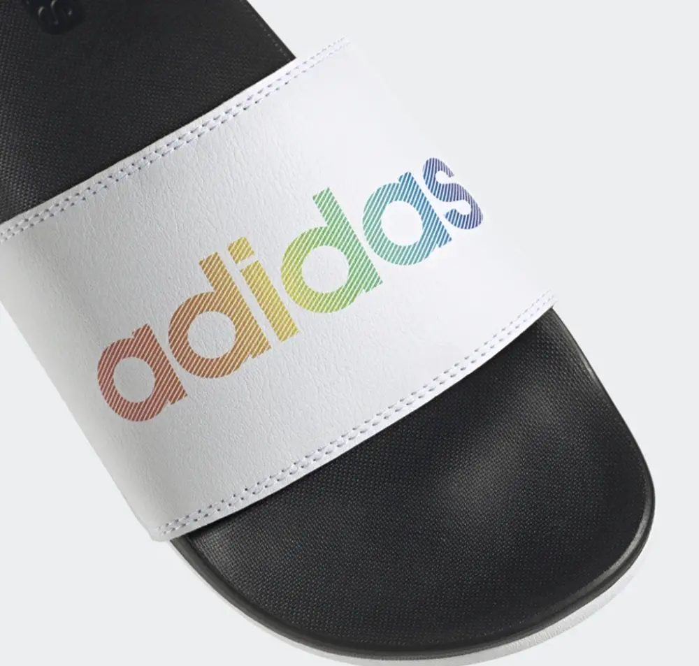Dép Adidas Adilette Comfort ‘White Black’ H02488 - Ảnh 4
