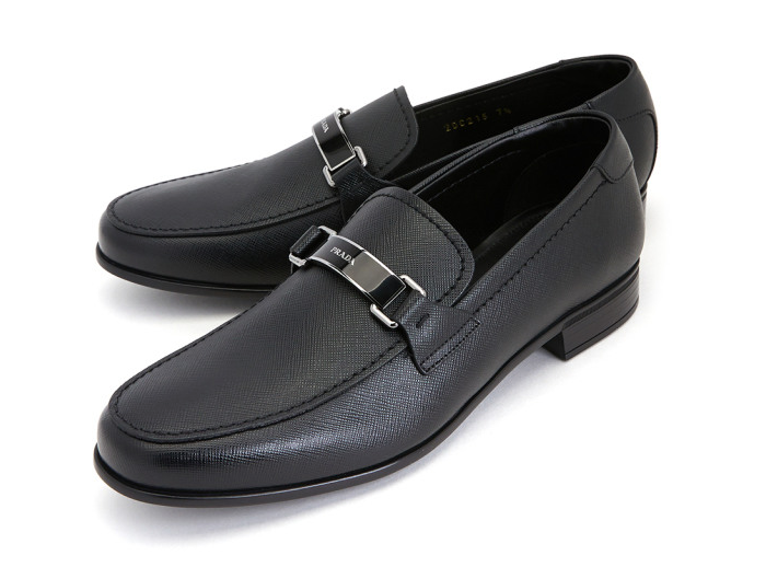 Giày Prada 21SS Saffiano Loafers ‘Black’ 2DD159-053-F0002 - Ảnh 2