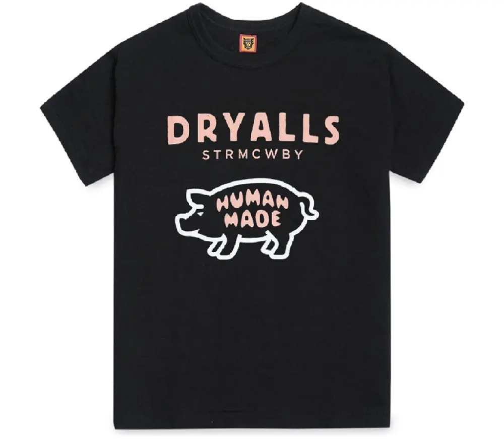 Áo Human Made Pig ‘Black’
