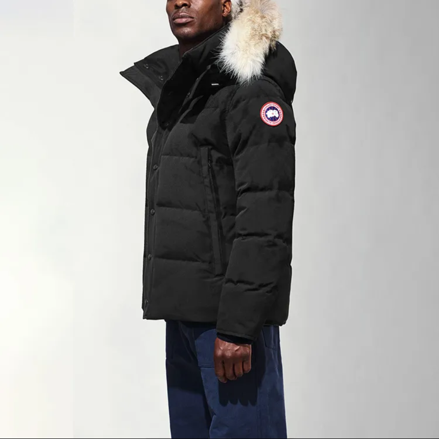 Áo Canada Goose Wyndham ‘Black’ 3808M-61 - Ảnh 2