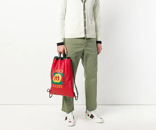 Alternative view of Balo Gucci GG Flower-Print ‘Red’ 516639-0GDBT-6462