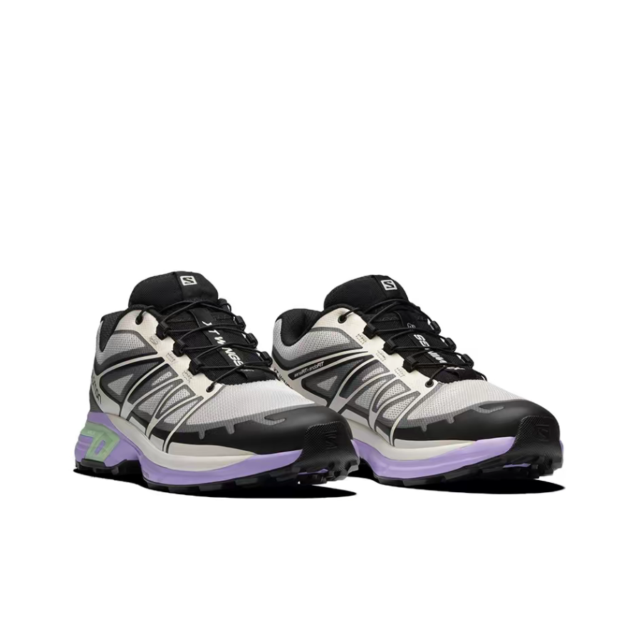 Giày Salomon XT-Wings 2 ‘Beige Black Purple’ 414683 - Ảnh 2