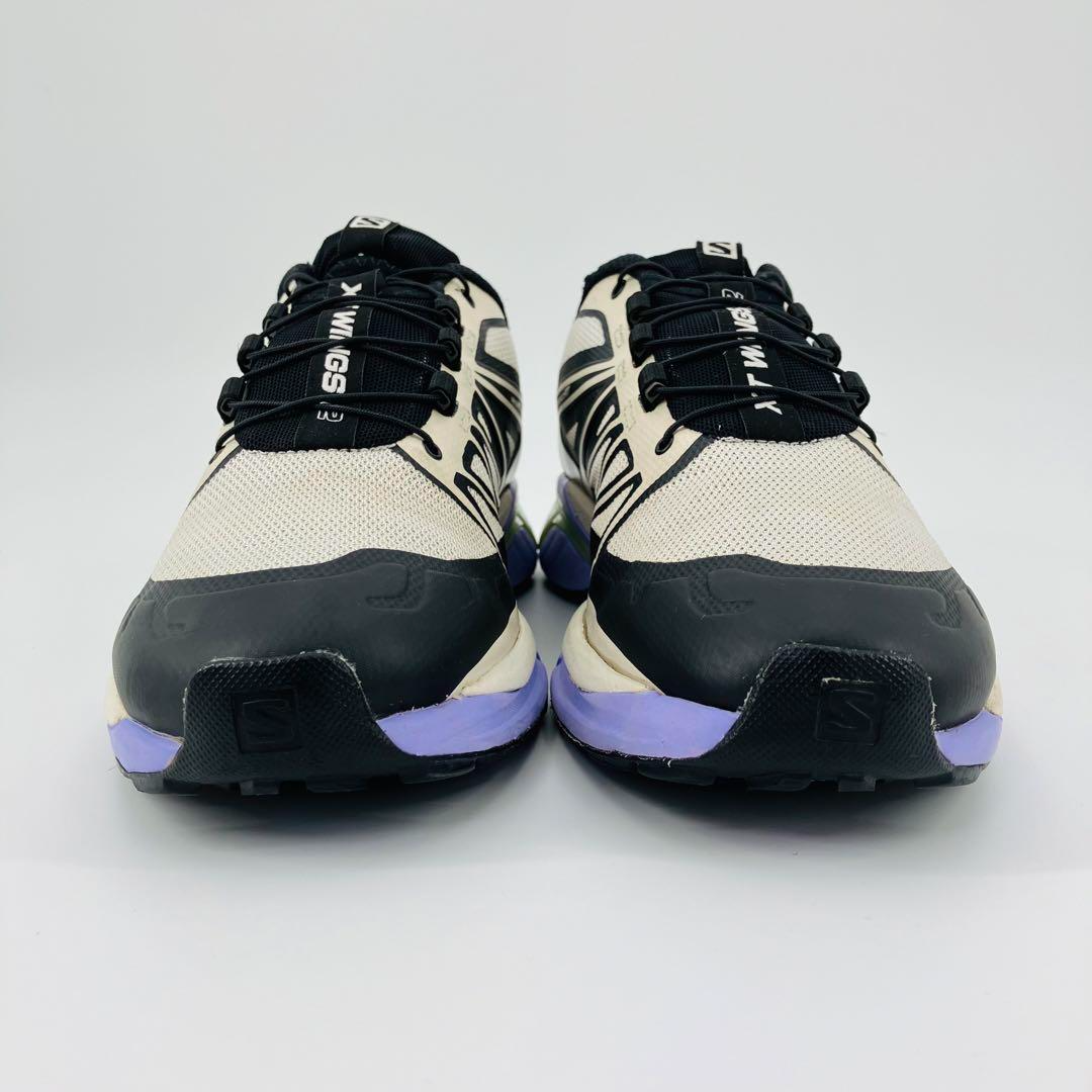 Giày Salomon XT-Wings 2 ‘Beige Black Purple’ 414683 - Ảnh 4