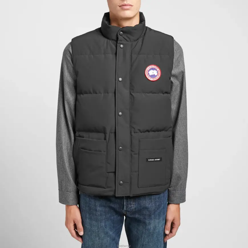 Áo Canada Goose Black Freestyle Crew ‘Black’ 4154M-61 - Ảnh 3